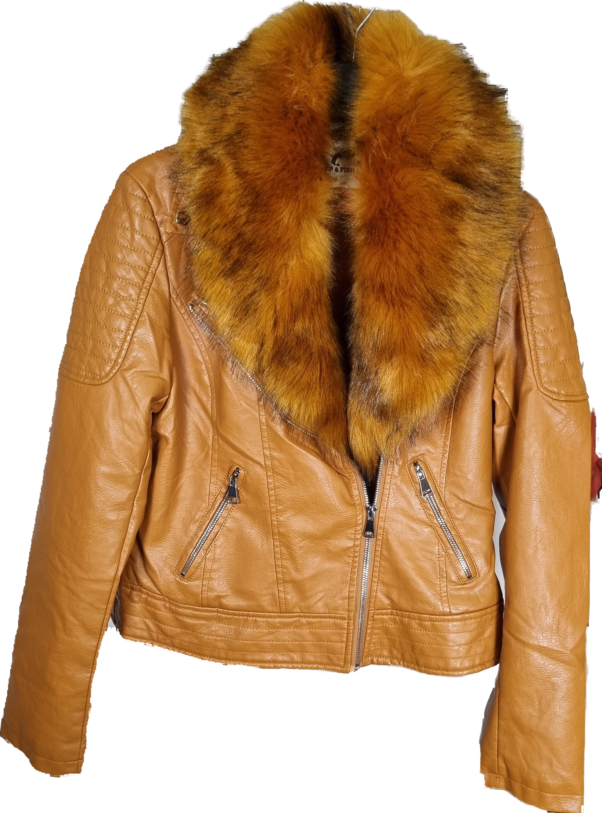 Lederjacke aus Kunstleder 